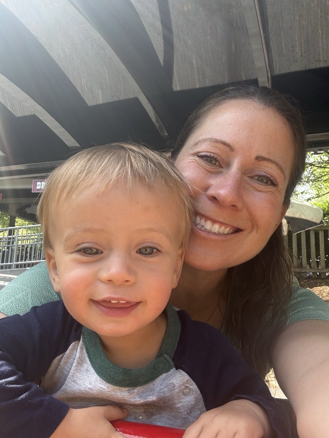 Kelly Robinson with Oliver